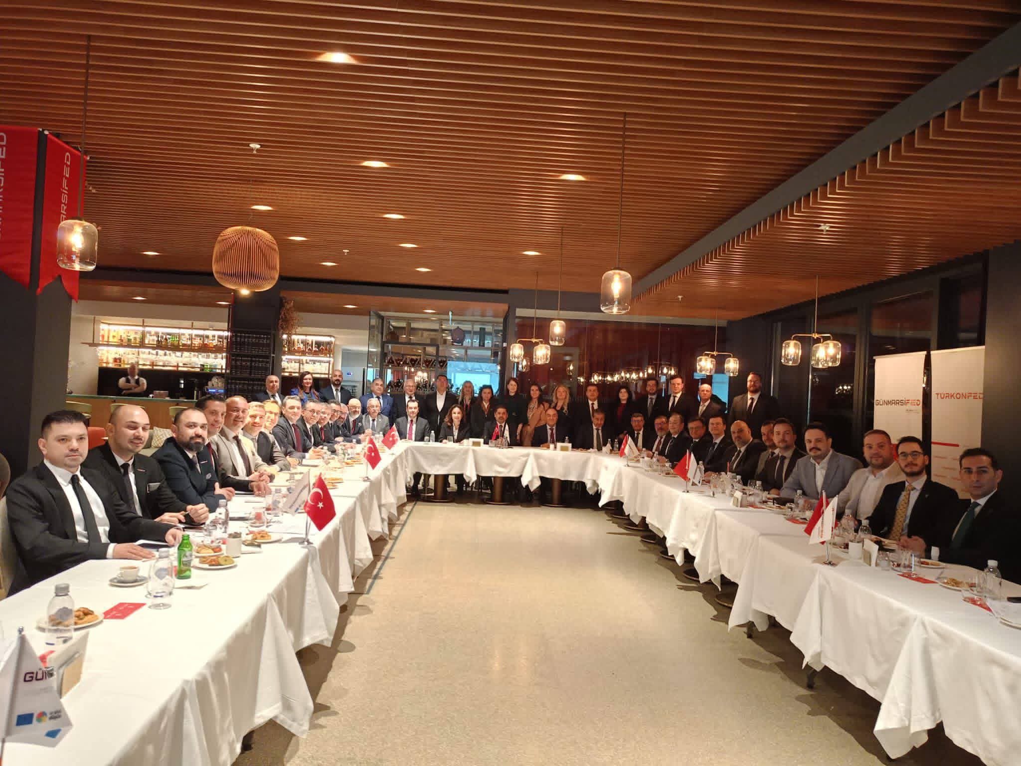 TÜRKONFED – GÜNMARSİFED Ortak Yönetim Kurulu Toplantısı Gerçekleştirildi